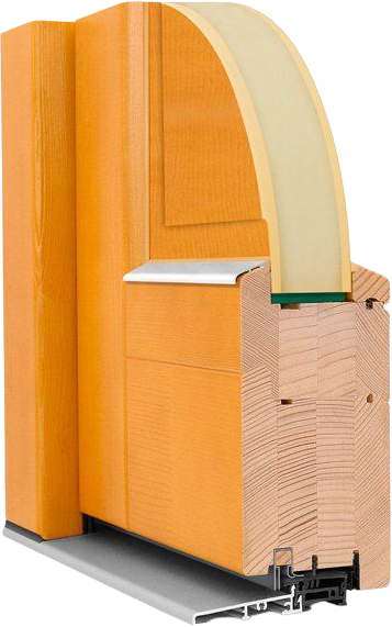 découpe porte d'entrée Bois