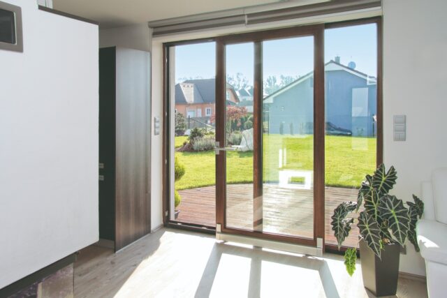 baie vitrée PVC FMS