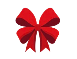 Grand nœud cadeau rouge