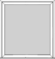 schéma baie vitrée fixe